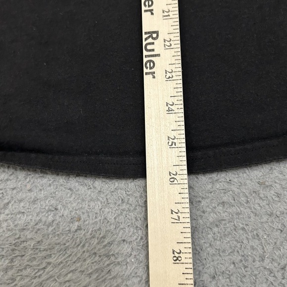 Carhartt Shirt Womens Large Black Short Sleeve Crew Neck Pocket Tee Loose Fit - Picture 7 of 10